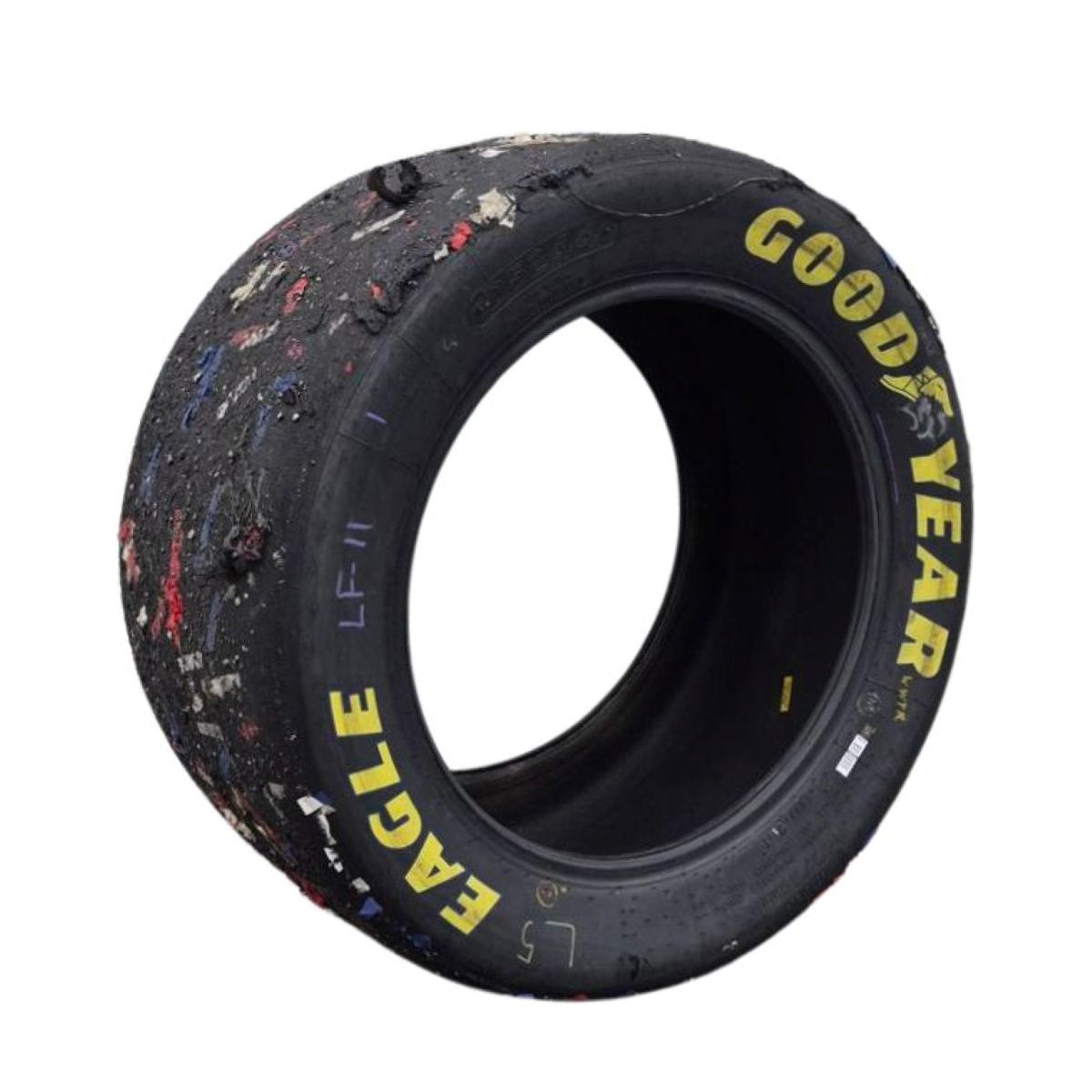 Race Used 2026 Kyle Larson #5 HendrickCars.com Victory Lane Tire Left Front - St. Louis, Win