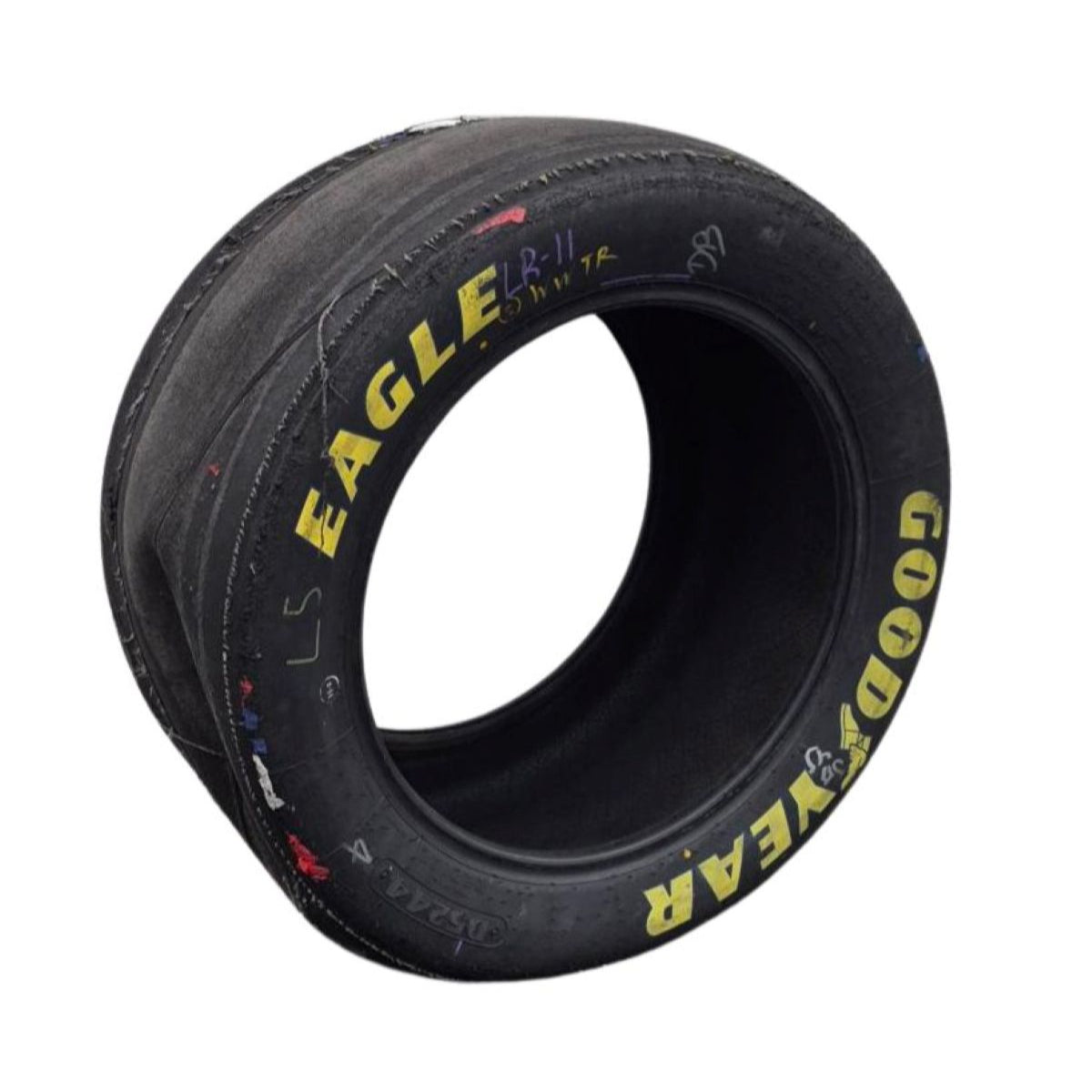 Race Used 2026 Kyle Larson #5 HendrickCars.com Victory Lane Tire Left Rear - St. Louis Win