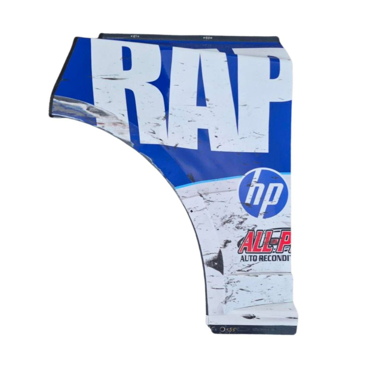 Race Used 2026 William Byron #24 Raptor Partial Right Rear Quarter Panel (1 of 2)  - Bristol 2, P.9
