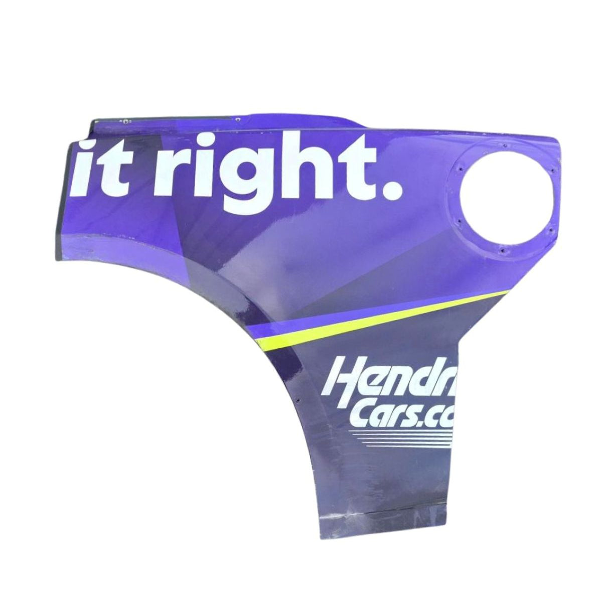 Race Used 2026 Alex Bowman #48 Partial Left Rear Quarter Panel (2 of 2) - Bristol 2