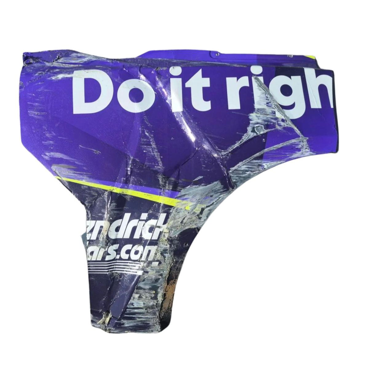 Race Used 2026 Alex Bowman #48 Ally Right Rear Quarter Panel (2 of 2) - Charlotte 2