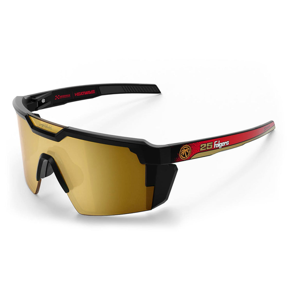 Tim Richmond #25 Folgers Heatwave Visual Future Tech Copper Lens Sunglasses