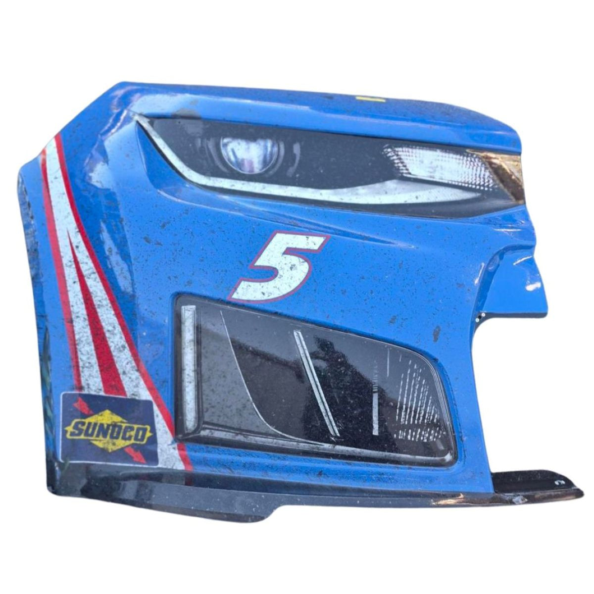 Race Used 2026 Kyle Larson #5 HendrickCars.com Right Front Nose - Kansas 2, Win