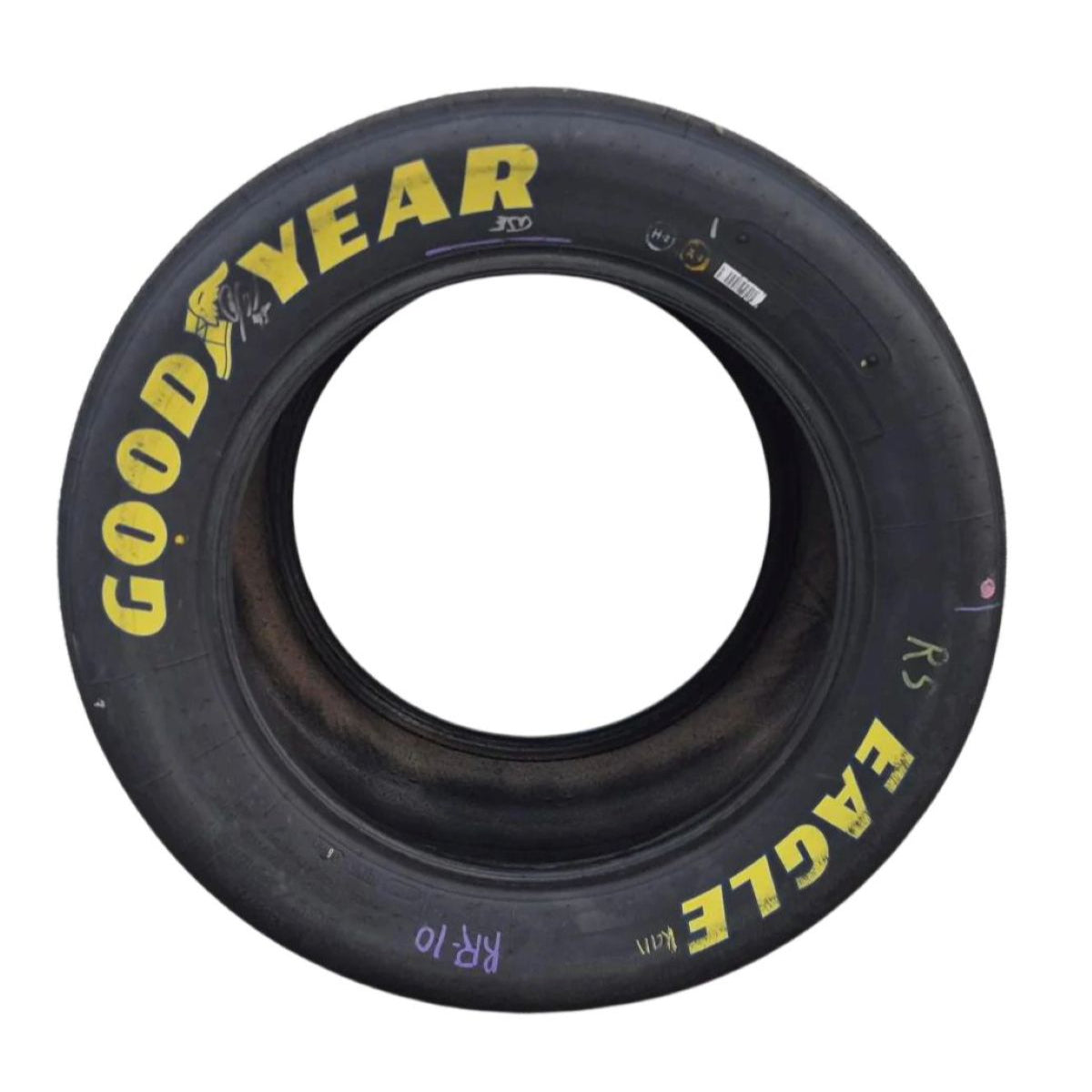 Race Used 2026 Kyle Larson #5 HendrickCars.com Tire - Kansas, Win (Tire pictured may not be actual tire received)