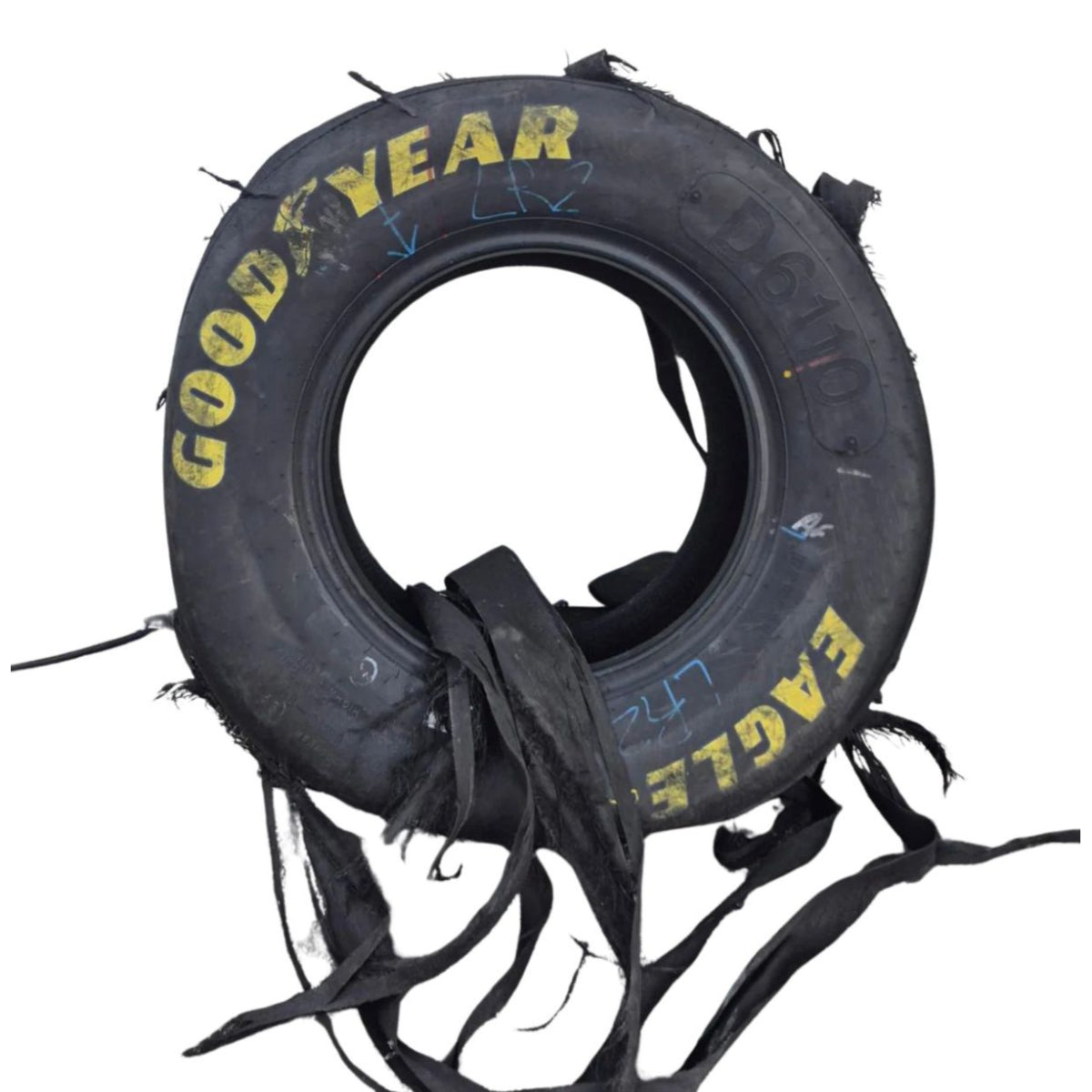 Race Used 2026 Corey Day #17 HendrickCars.com Victory Lane Tire - Charlotte 2, Win