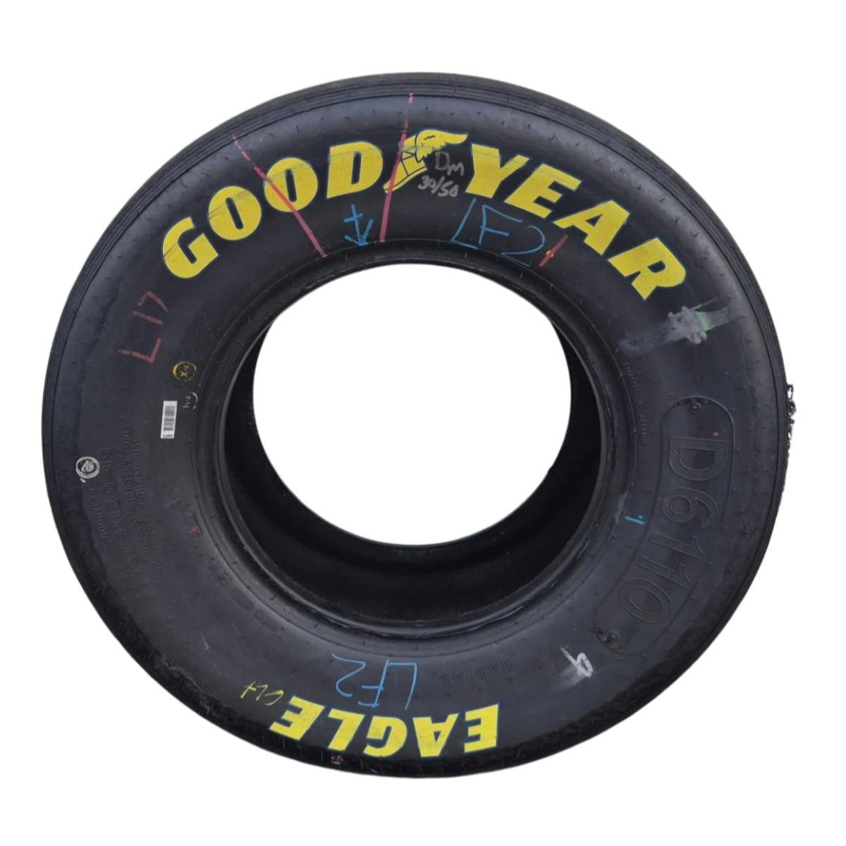 Race Used 2026 Corey Day #17 HendrickCars.com Tire - Charlotte 2, Win (Tire pictured may not be actual tire received)