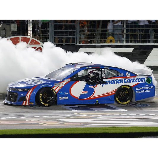 AUTOGRAPHED 2021 Kyle Larson All-Star Race at Texas Win 1:24 ELITE Die-Cast