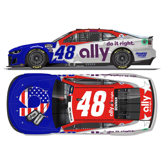 AUTOGRAPHED Alex Bowman #48 2022 Ally Salutes 1:24 HO Die-Cast