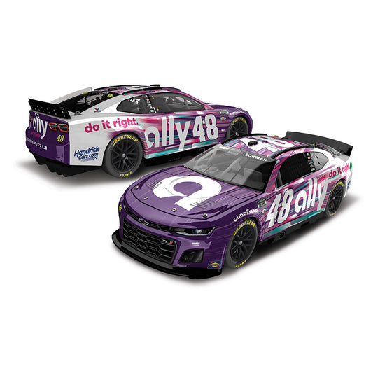 AUTOGRAPHED Alex Bowman #48 2023 Ally Day Chevy 1:24 ELITE Die-Cast