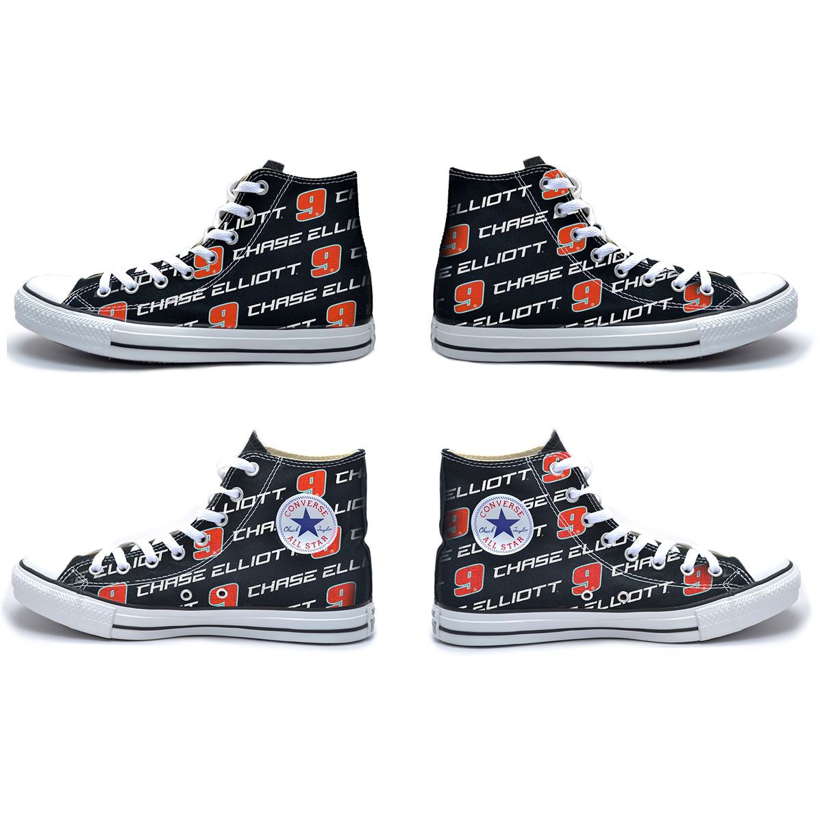 Chase Elliott #9 Converse All-Star High Tops