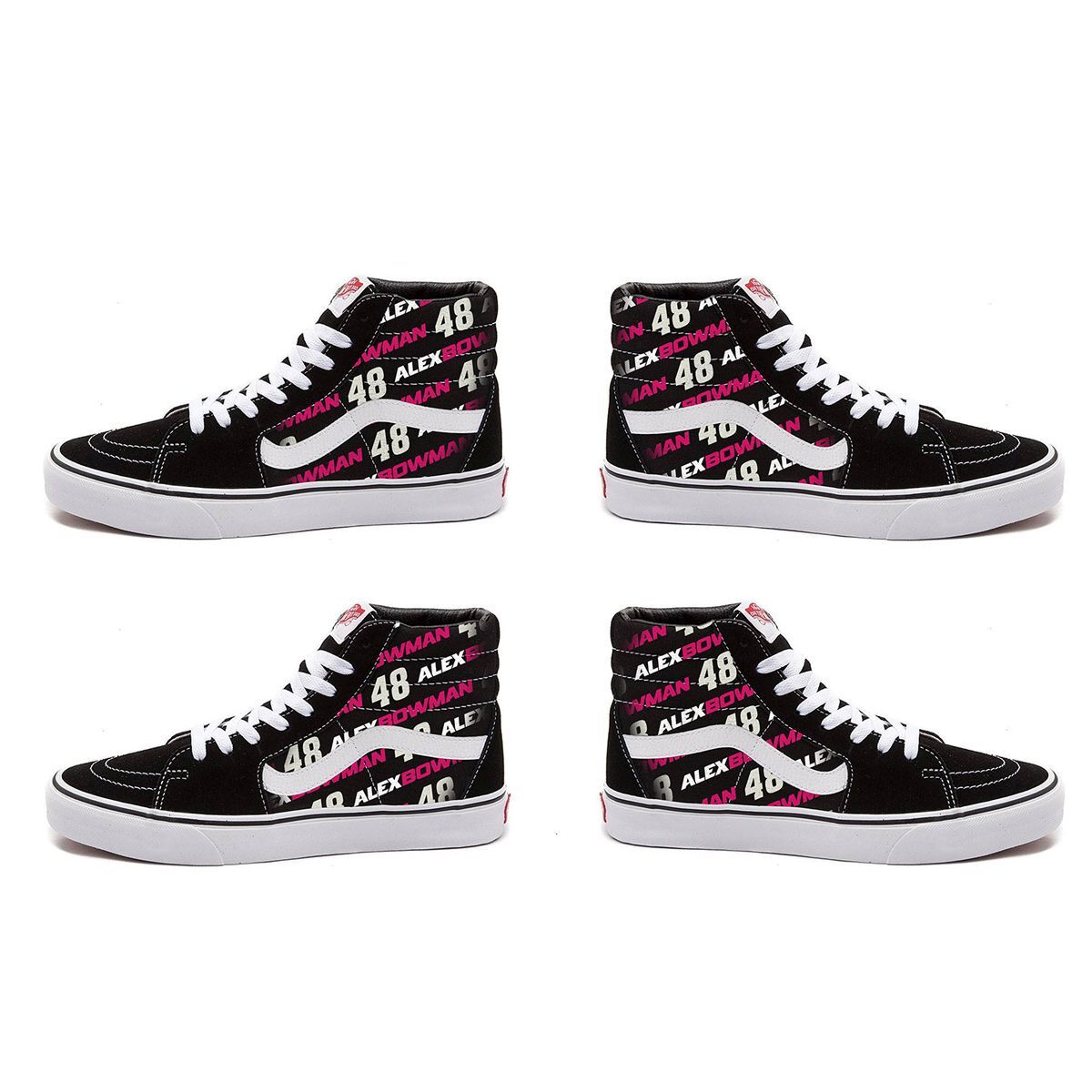Alex Bowman #48 Vans Sk8-Hi Tops