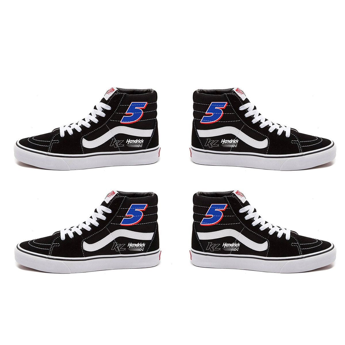 Kyle Larson # 5 Vans Sk8-Hi Tops
