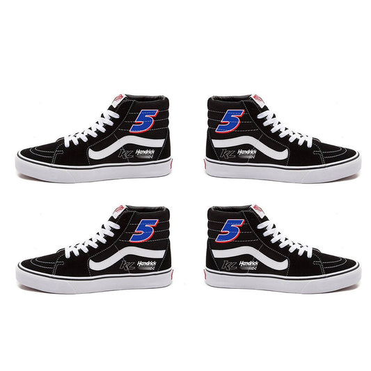 Kyle Larson # 5 Vans Sk8-Hi Tops