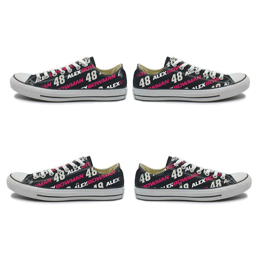 Alex Bowman #48 Converse All-Star Low Tops