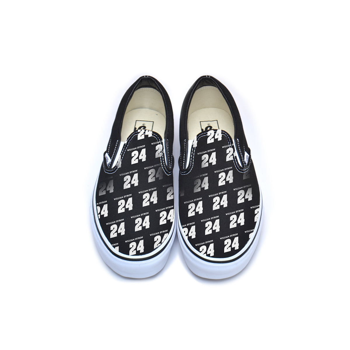 William Byron #24 Vans Classic Slip-On