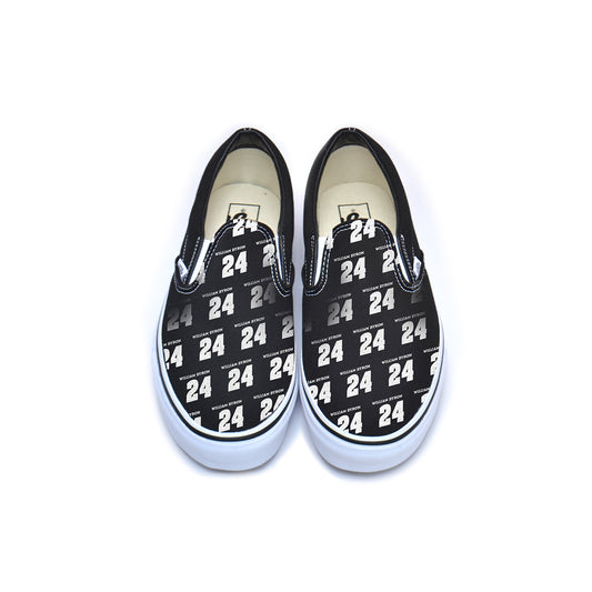 William Byron #24 Vans Classic Slip-On