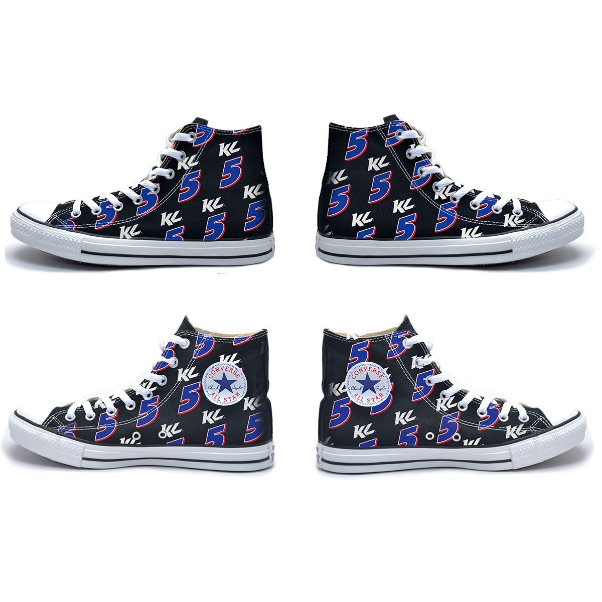 Kyle Larson #5 Converse All-Star High Tops