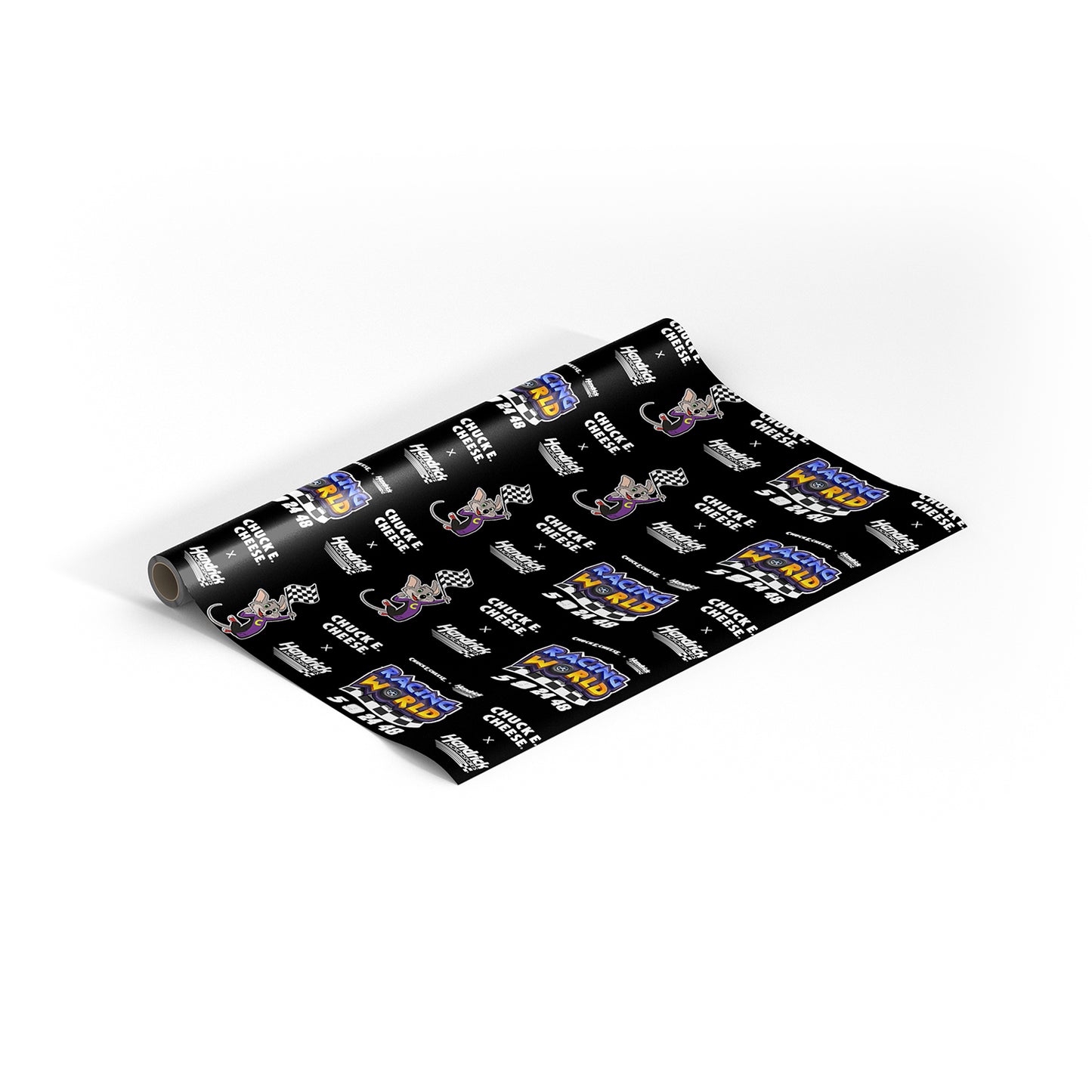 Chuck E. Cheese x Hendrick Motorsports Racing World Alternating Gift Wrap Roll - 30 x 6'