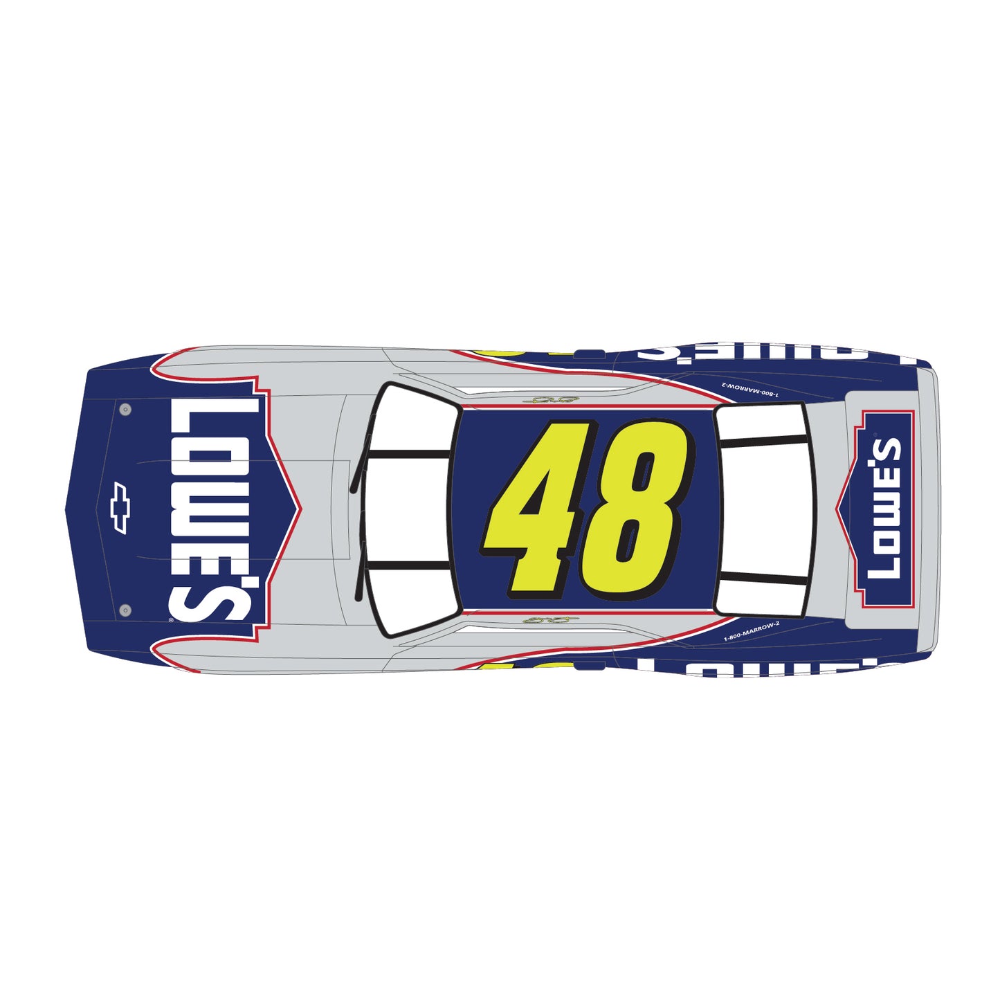 Jimmie Johnson/Hendrick Motorsports First Win Tribute 1969 Chevrolet Camaro 1:64 Die-Cast