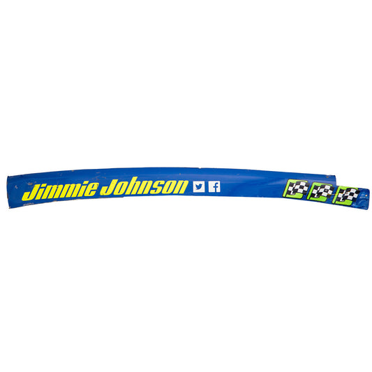Race Used Jimmie Johnson #48 Lowe's Name Rail
