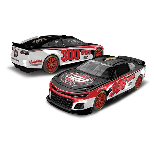 AUTOGRAPHED William Byron Hendrick Motorsports 300 Wins Commemorative 1:24 ELITE Die-Cast