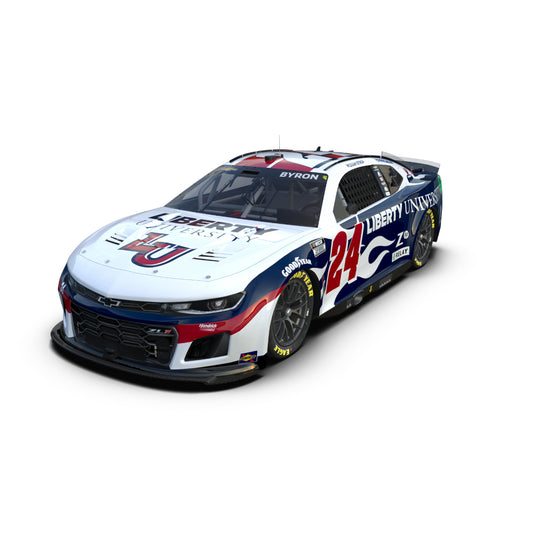 AUTOGRAPHED William Byron #24 2024 Liberty University 1:24 HO Die-Cast