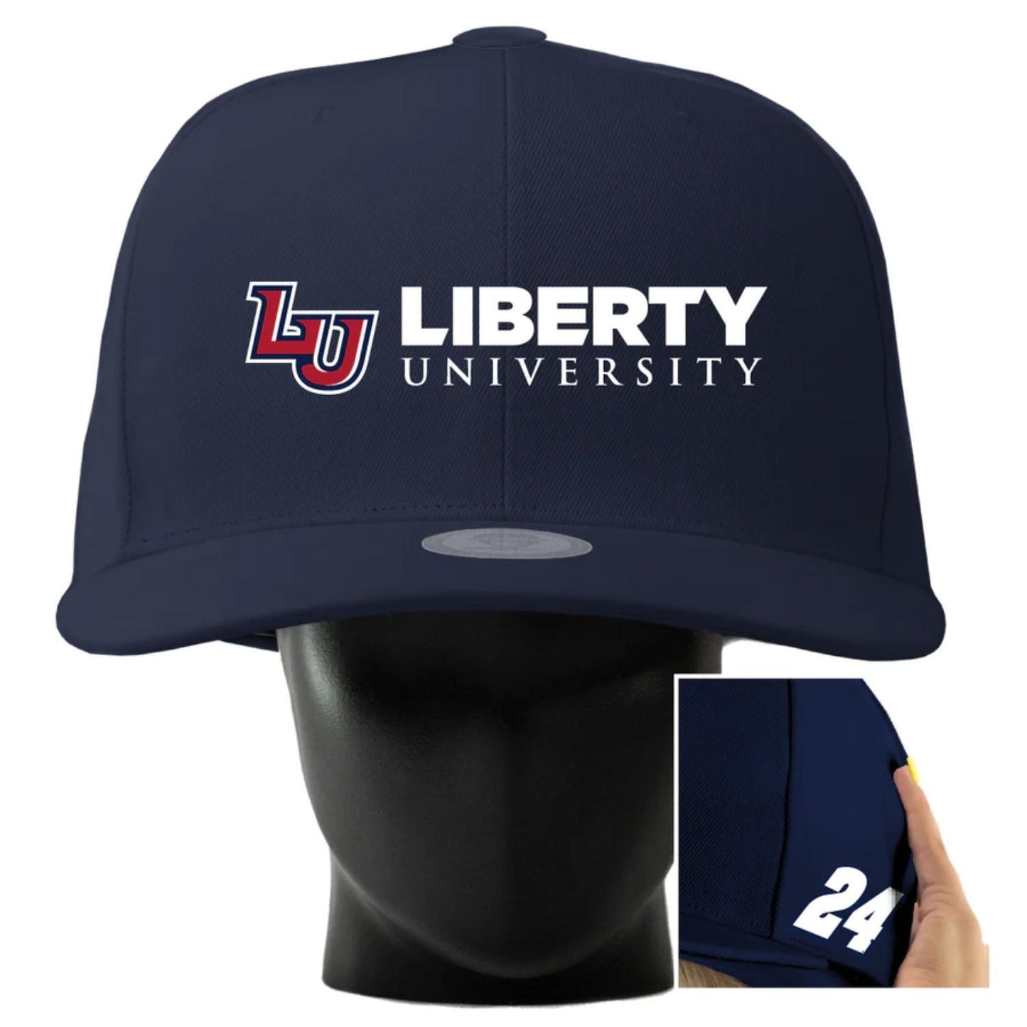 William Byron #24 Liberty University Noggin Boss
