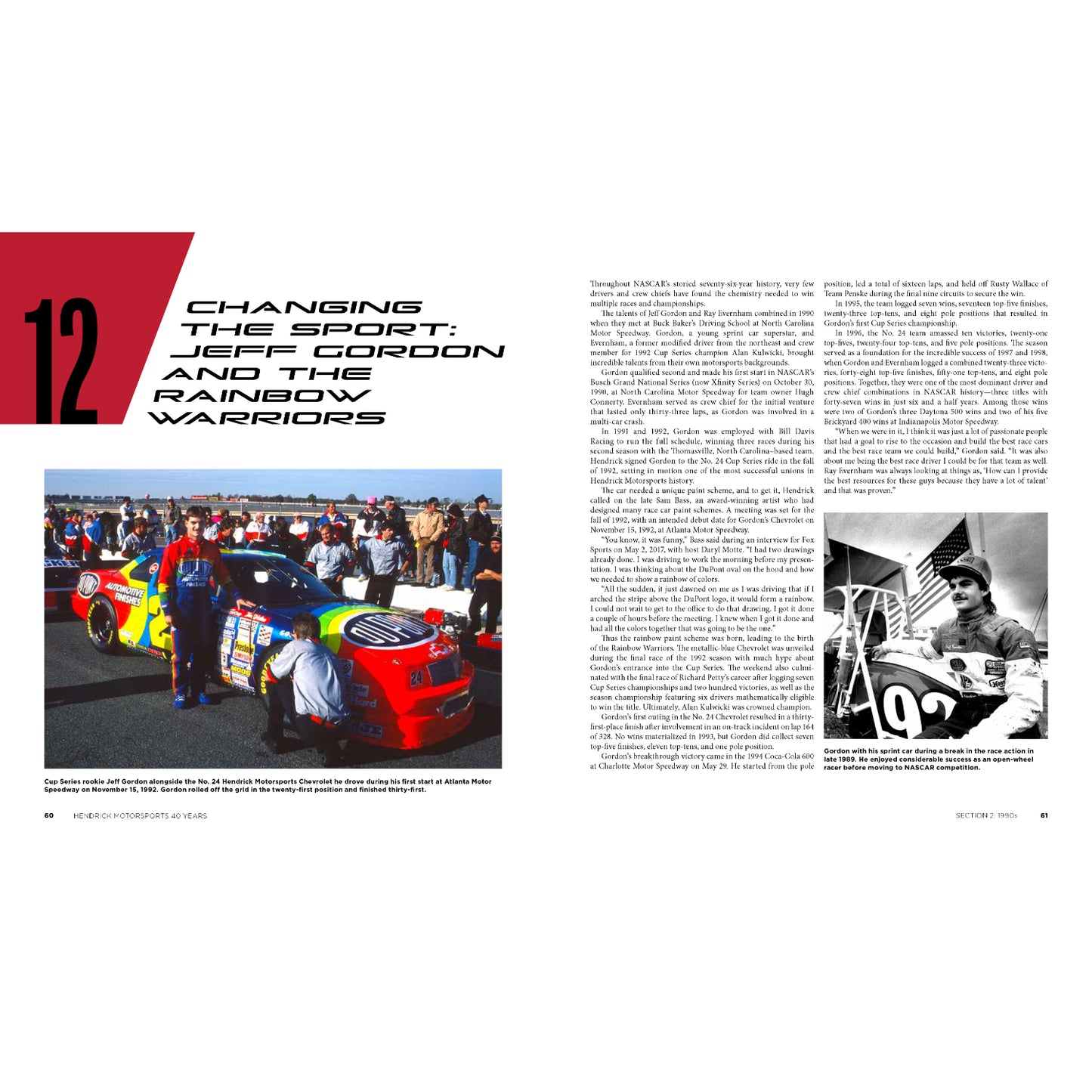 Hendrick Motorsports 40 Years Hardcover Book by Ben White