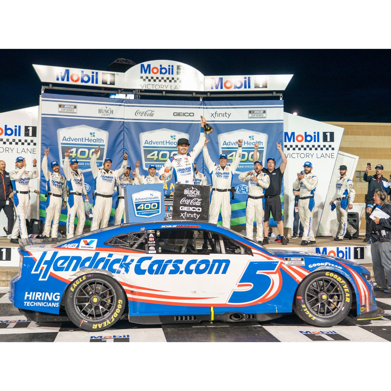 Kyle Larson #5 2024 Kansas Spring RACE WIN 1:24 HO Die-Cast – Hendrick ...