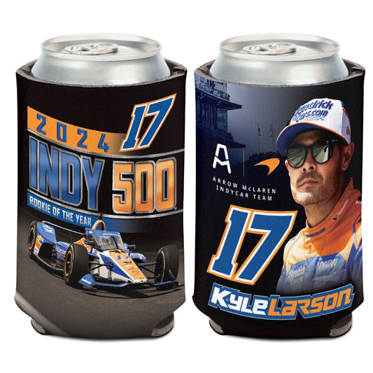 Kyle Larson #17 2024 Indy 500 Rookie Of The Year 12oz Can Cooler