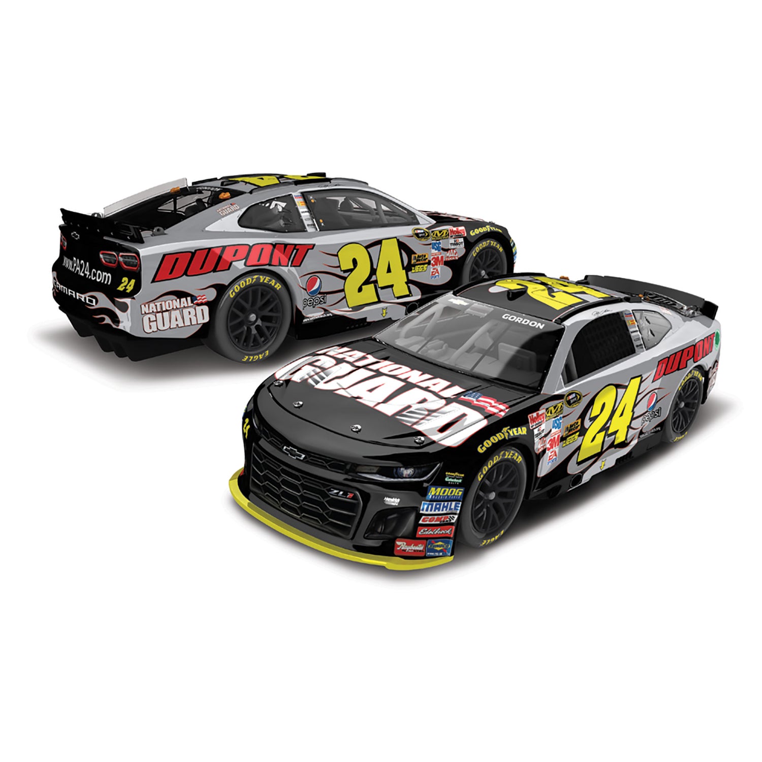 Autographed Gordon #24 National Guard Elite 1:24 – Hendrick