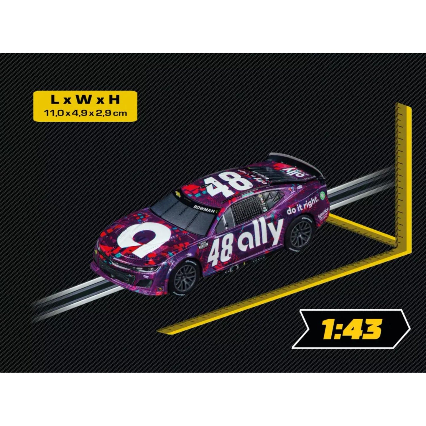 NASCAR Alex Bowman #48 Ally Carrera Go!!! Slot Car