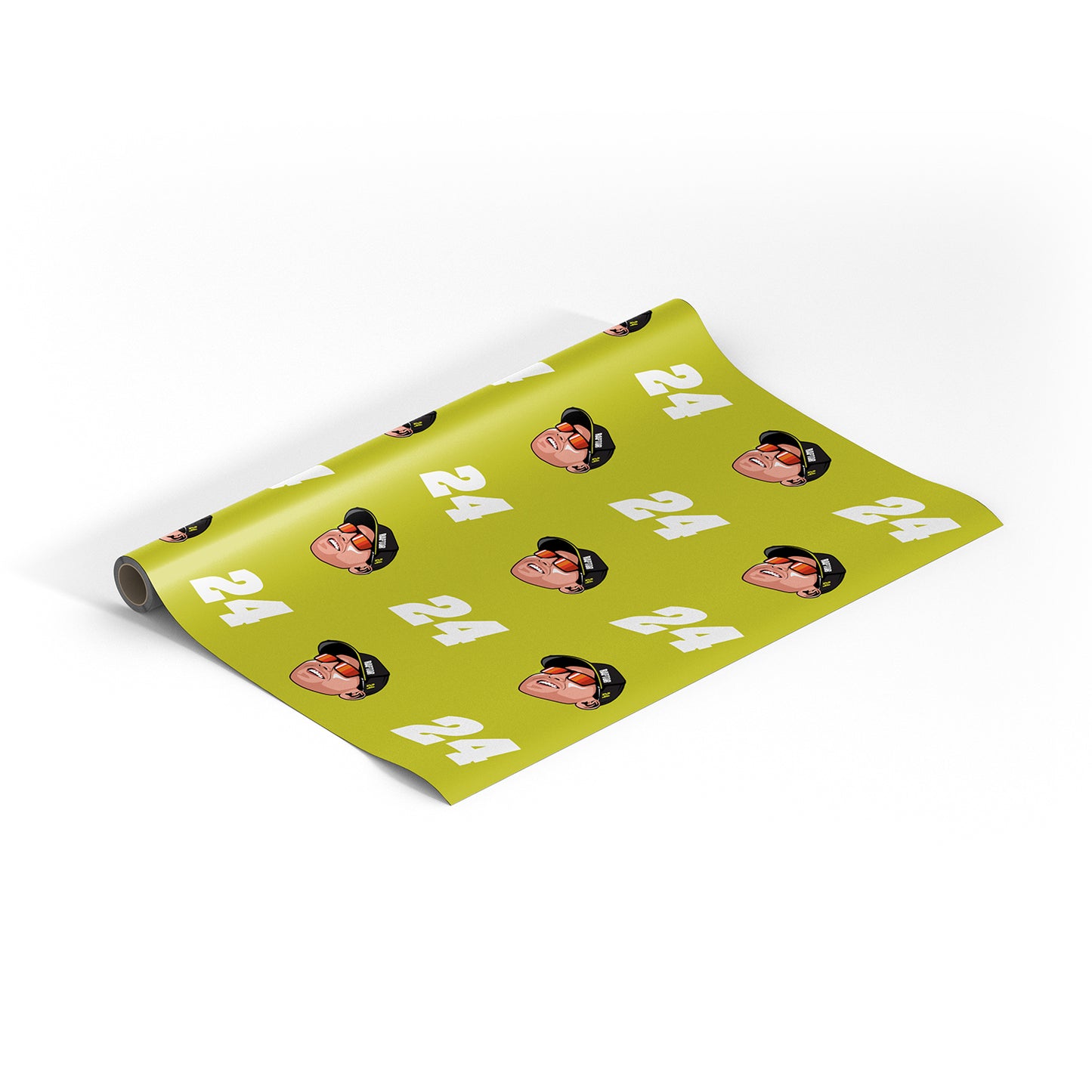 William Byron Face #24 Gift Wrap Roll - 30" x 6'