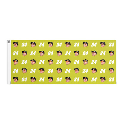 William Byron Face #24 Gift Wrap Roll