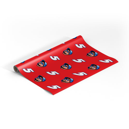 Kyle Larson Face #5 Gift Wrap Roll - 30" x 6'