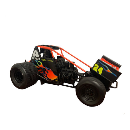 AUTOGRAPHED Jeff Gordon #24 Axalta Fantasy Sprint Car 1:24 Scale Diecast