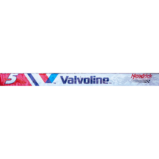 Race Used 2024 Valvoline #5 Pit Wall Banner - Sonoma Win
