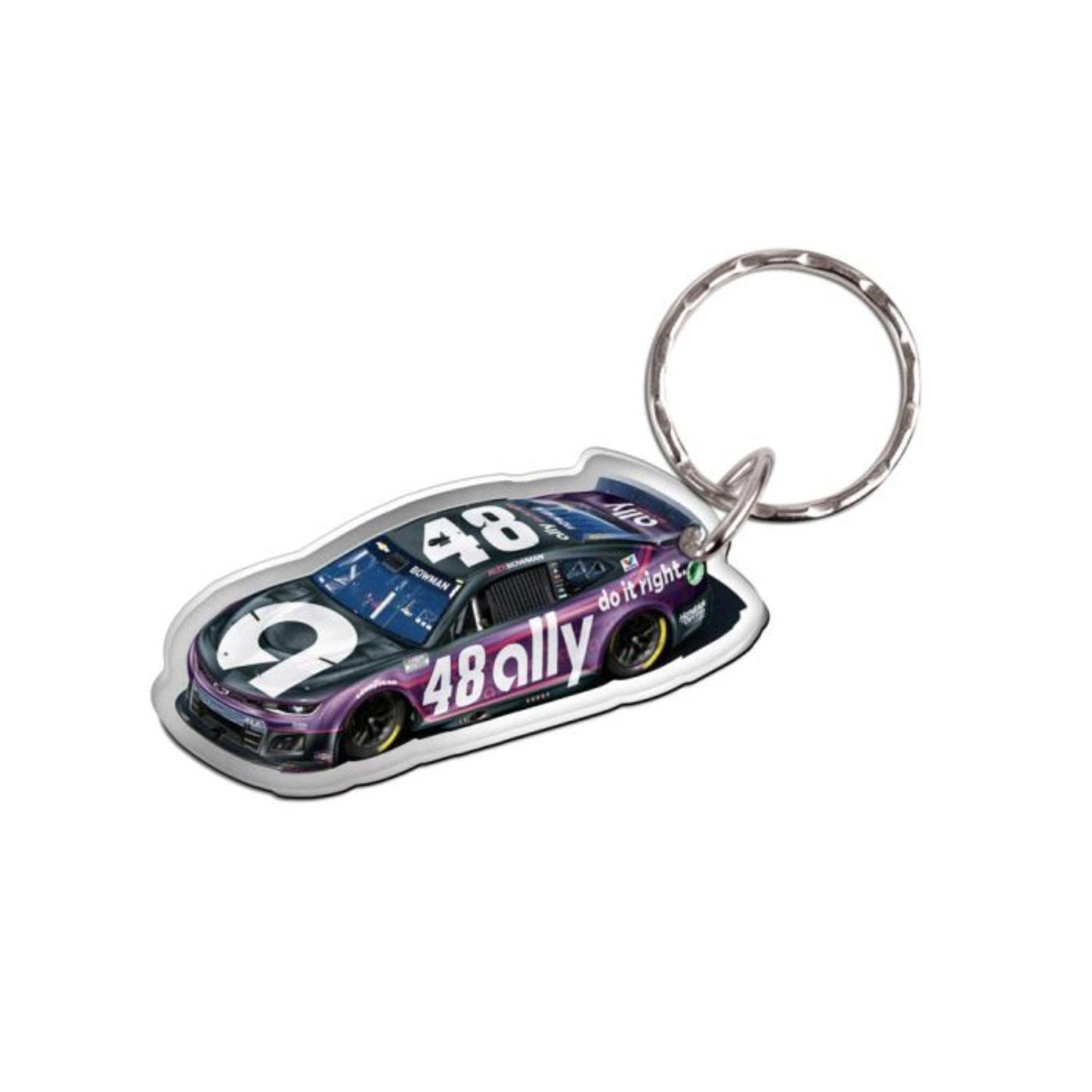 Alex Bowman #48 2025 Ally Freeform Keychain