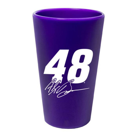 Alex Bowman #48 16oz Silicone Pint Glass