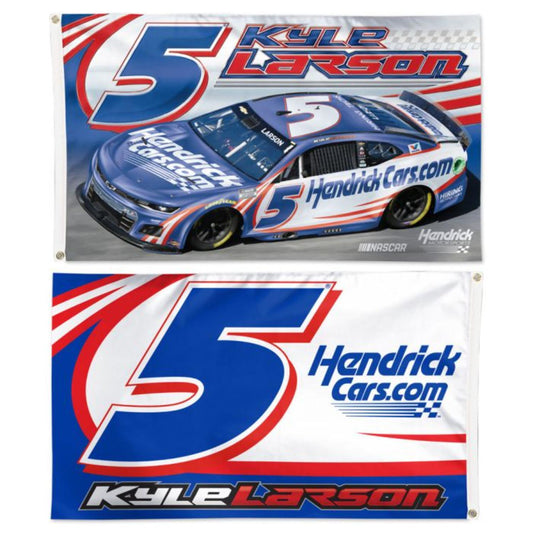 Kyle Larson #5 HendrickCars.com 2-Sided 3' x 5' Flag