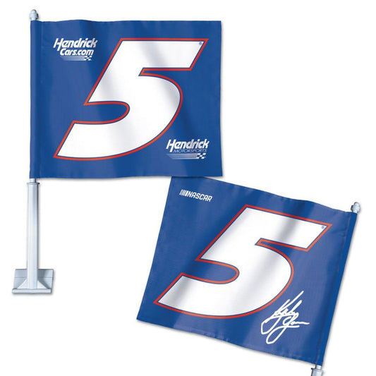 Kyle Larson #5 Car Flag
