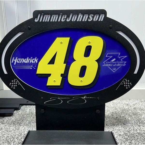Jimmie Johnson #48 3D Sheet Metal Diecast Display