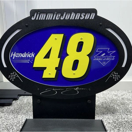 Jimmie Johnson #48 3D Sheet Metal Diecast Display