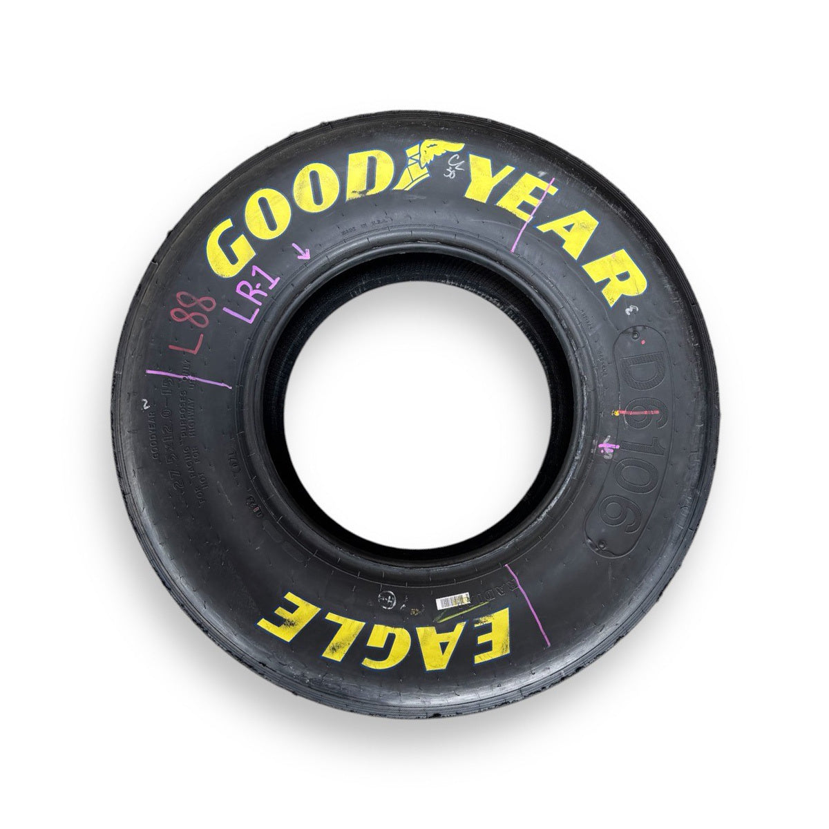 Race Used 2026 Corey Day #17 Tire - Watkins Glen