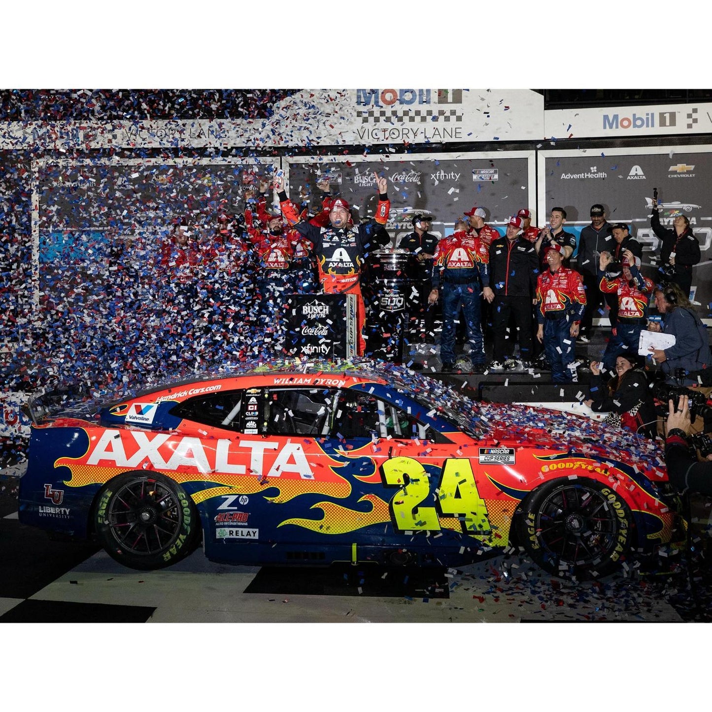 William Byron #24 2025 Daytona 500 RACE WIN 1:24 HO Color Chrome Die-Cast