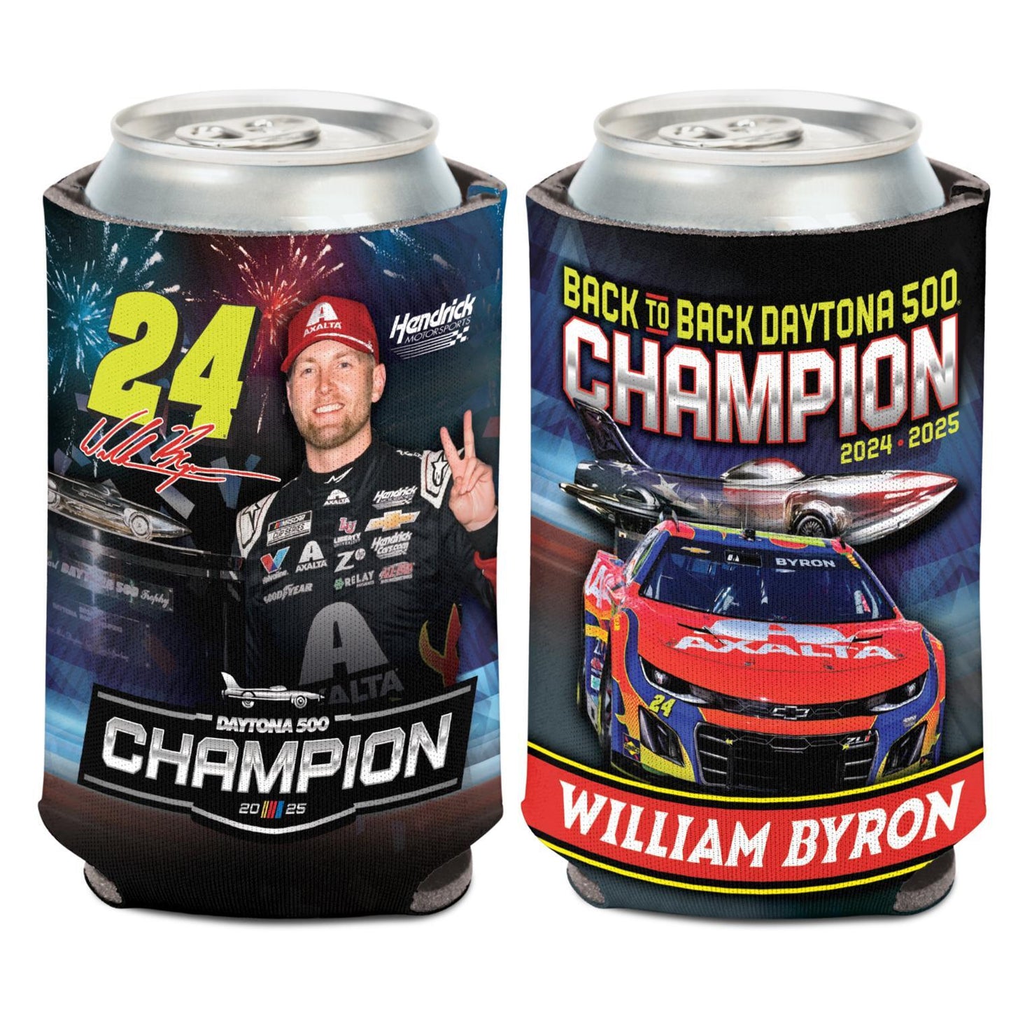William Byron #24 2025 Daytona 500 RACE WIN Can Cooler