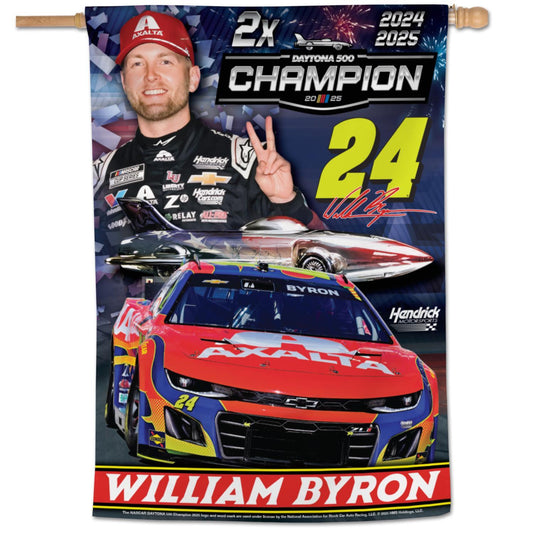 William Byron #24 2025 Daytona 500 RACE WIN Vertical Banner