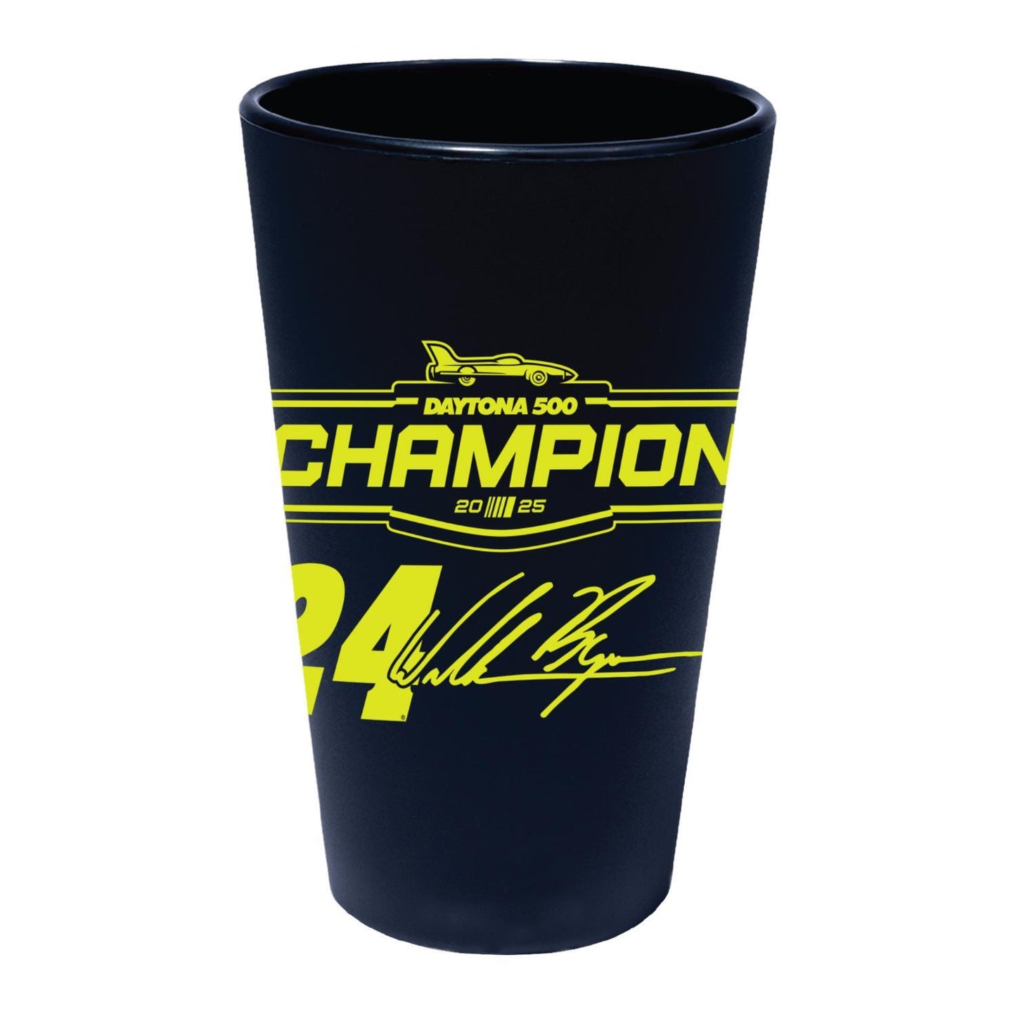 William Byron #24 2025 Daytona 500 RACE WIN 16oz Silicone Pint Glass