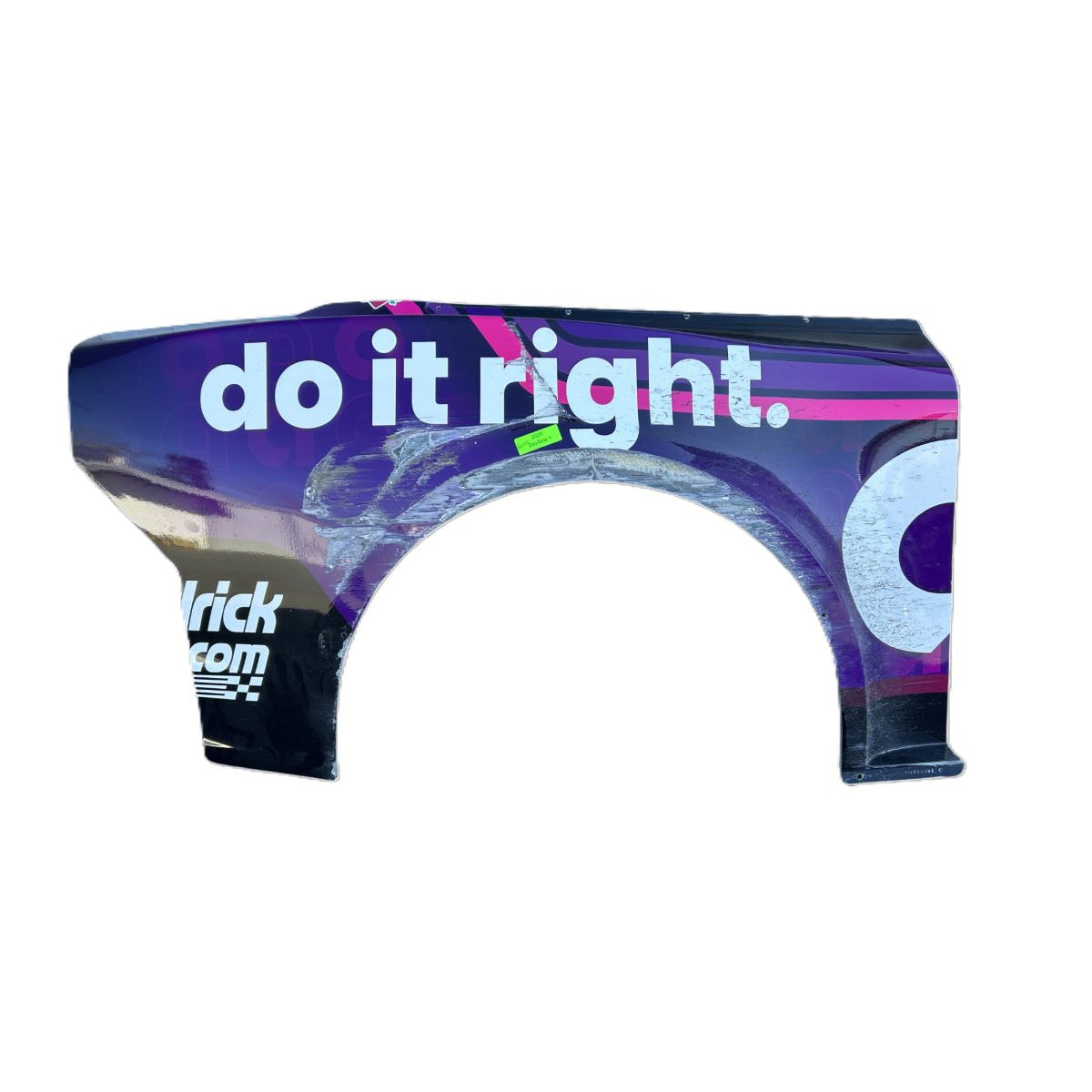 Race Used 2025 Alex Bowman #48 Ally Right Rear Quarter Panel - Daytona 1