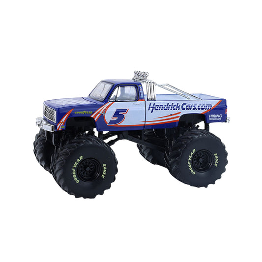 Hendrick Motorsports Tribute Edition  1981 Chevrolet K20 Monster Truck - #5 HendrickCars.com Kings of Crunch 1:64